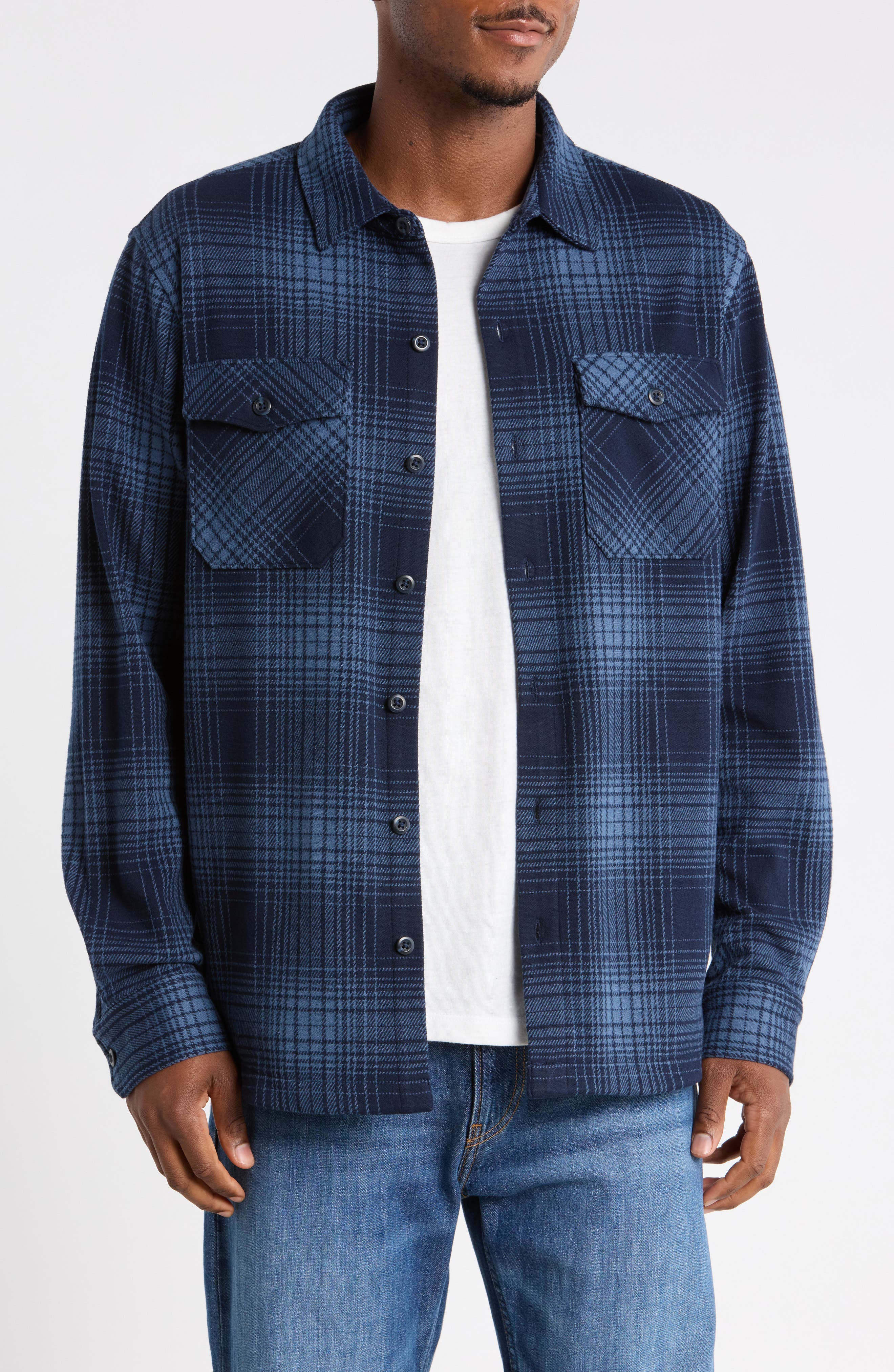 Sunset Season Plaid Shirt Jacket