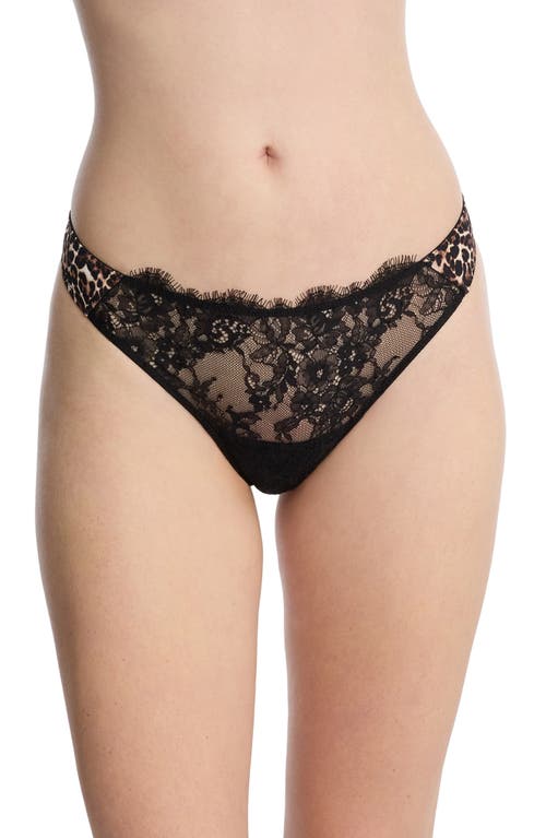 Skarlett Blue Entice Thong In Black