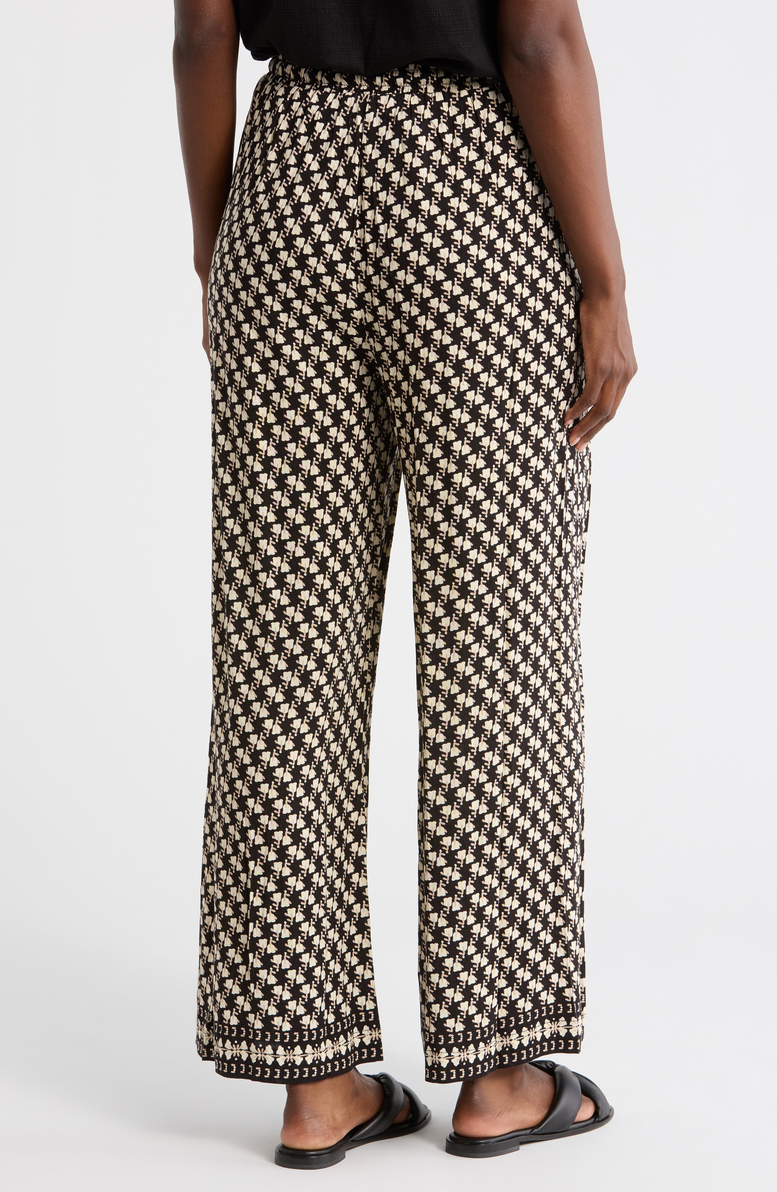 Drawstring Wide Leg Pants - image 2