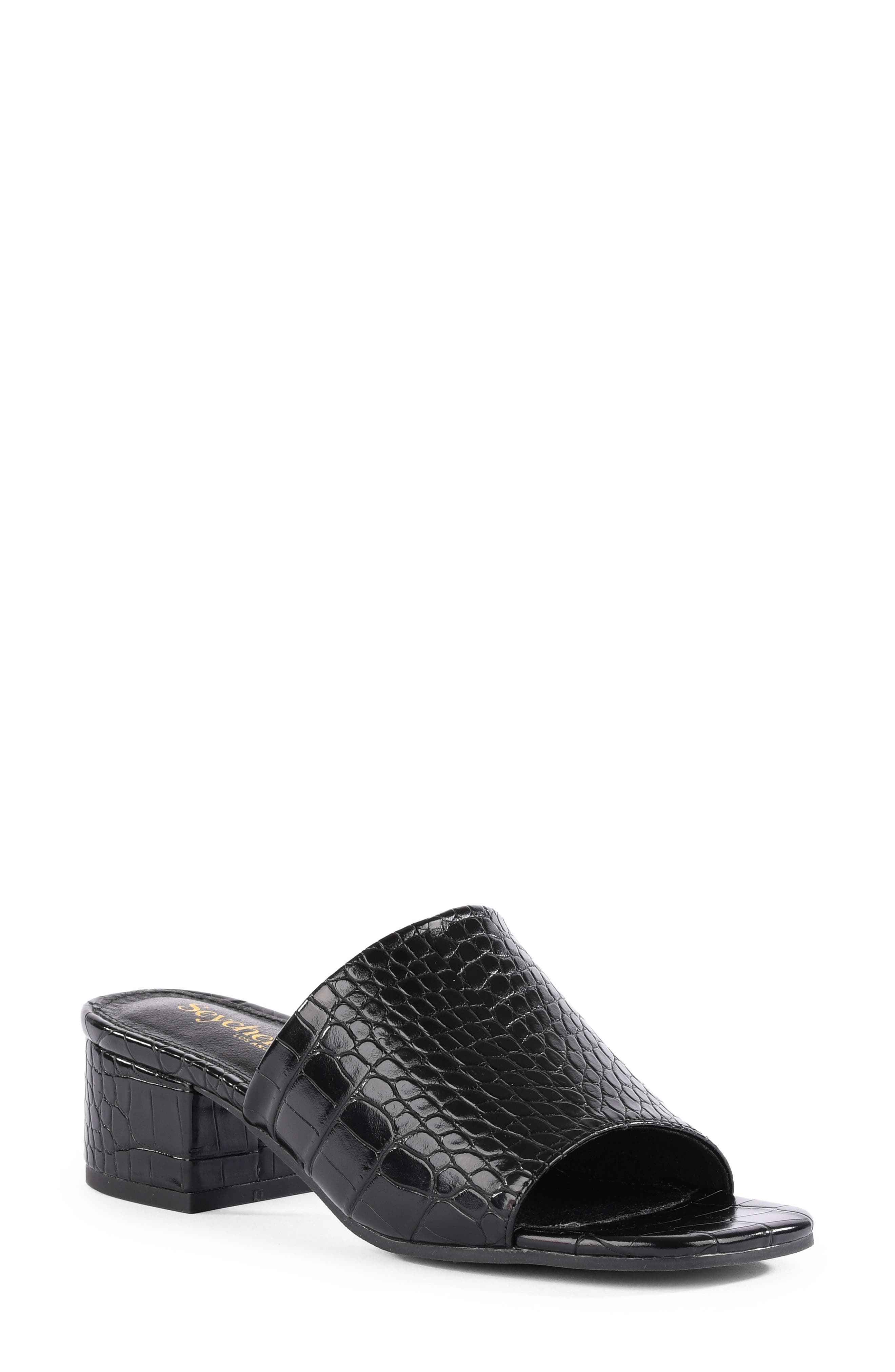 Pepper Slide Sandal, Main, color, BLACK