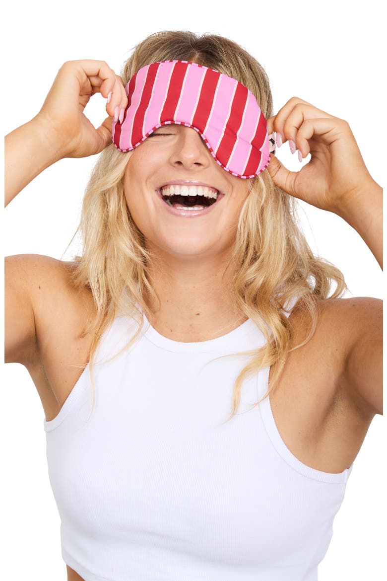 Sleep Mask, Alternate, color, Cherry Bomb