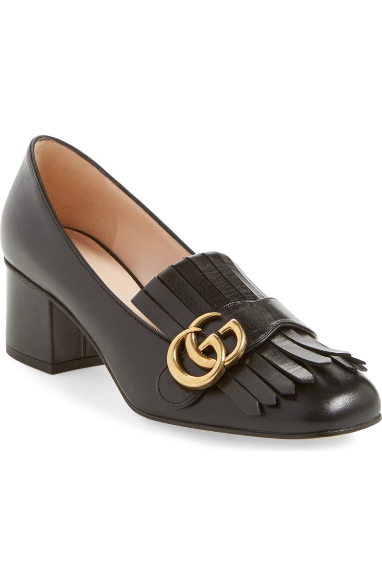 Gucci GG Kiltie Fringe Pump, Alternate, color,