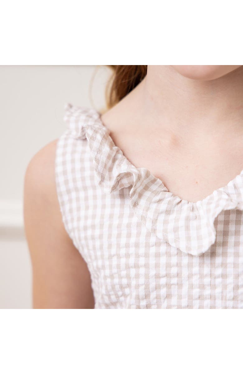 Hope & Henry Girls' Organic Ruffle Neck Jumpsuit, Kids, Alternate, color, 