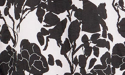 Free The Roses Floral Print Cotton Maxi Dress In Black