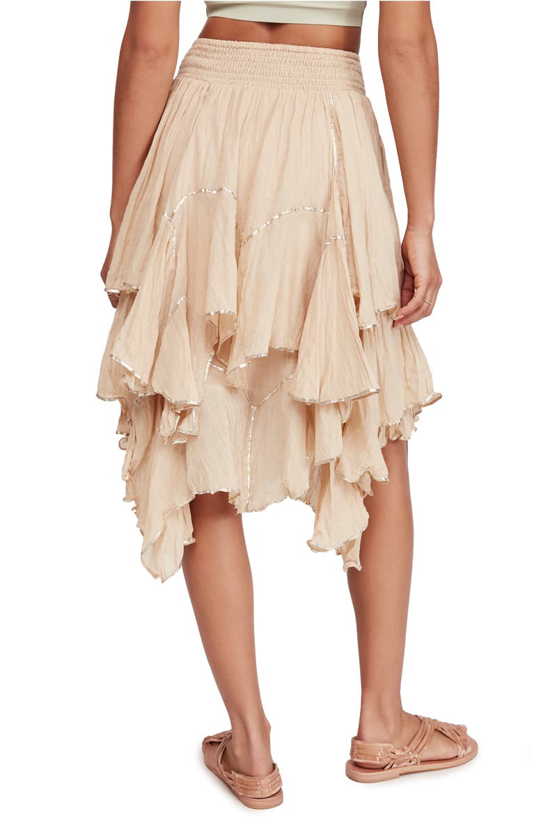 Free People Handkerchief Ruffle Skirt, Alternate, color,