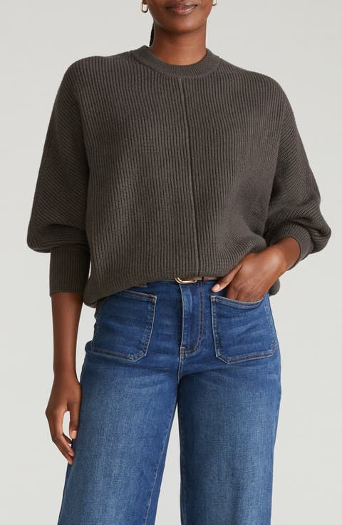Margeurite Rib Dolman Sleeve Sweater