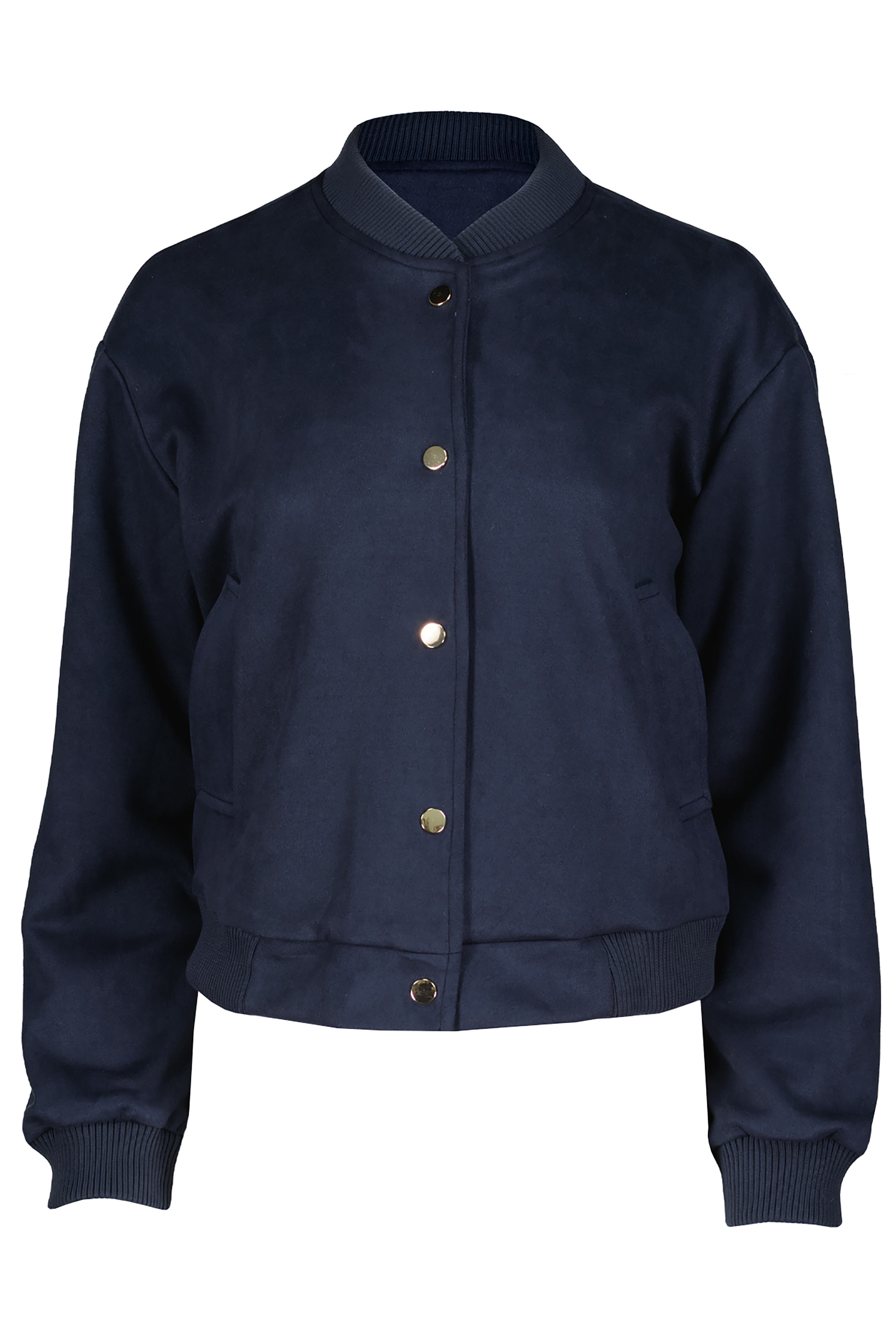Chelsea Faux Suede Bomber - image 2