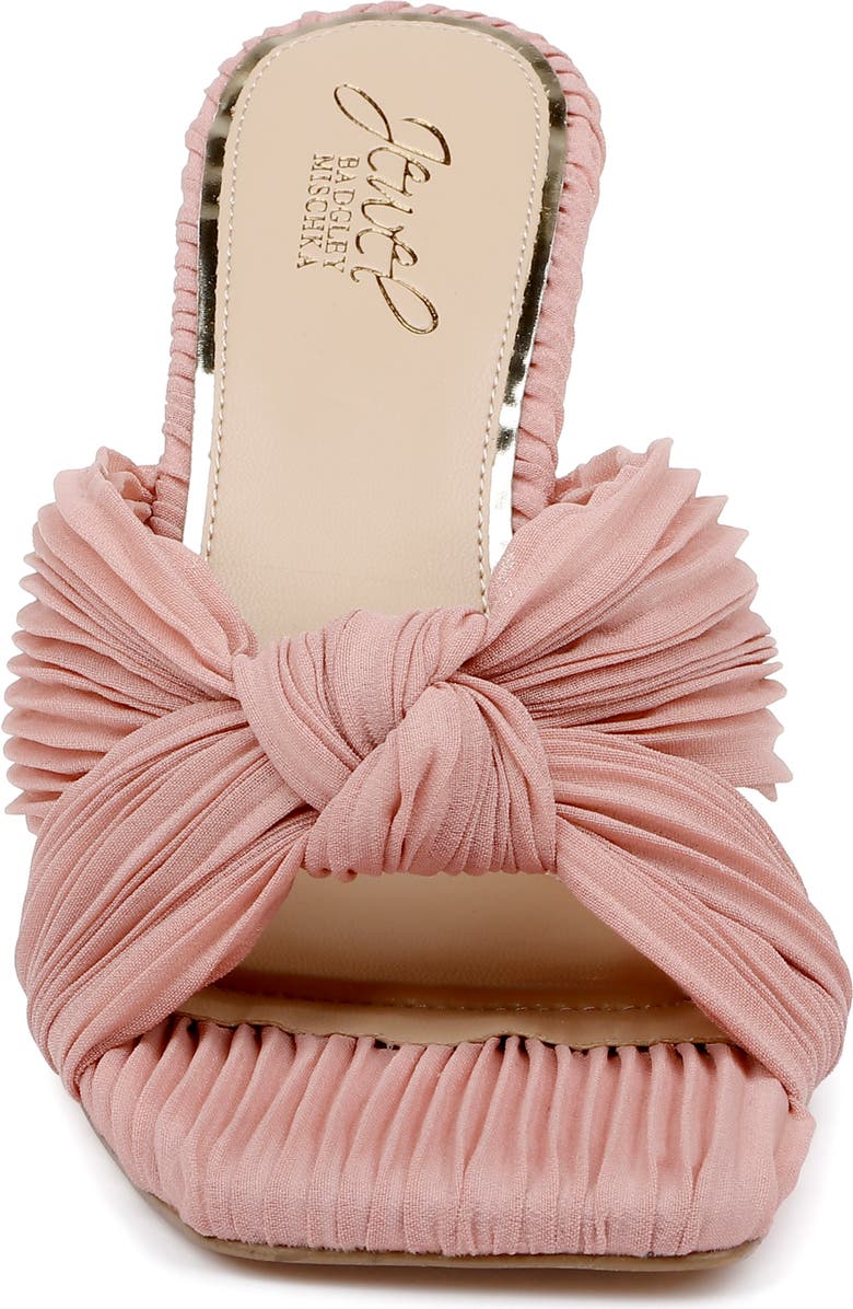 Jewel Badgley Mischka Hype Wedge Slide Sandal, Alternate, color, Rosgld Fab