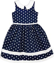 JOE-ELLA Polkadot Print Dress
