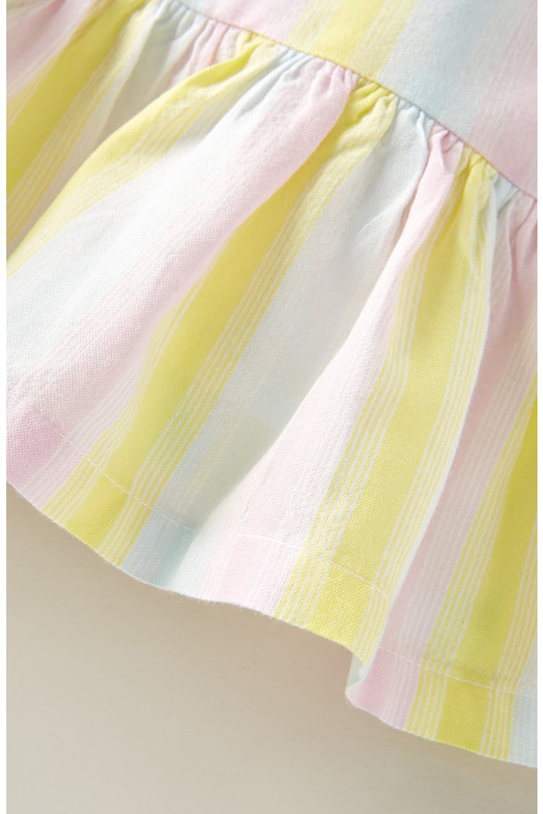 Sundress & Bloomers, Alternate, color, YELLOW LIGHT SHERBET STRIPE