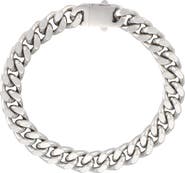 Adornia Men's Tarnish Resistant Silver Bracelet