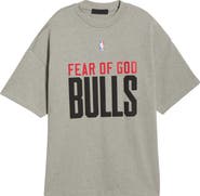 Fear of God Essentials NBA Bulls
90s Fit Cotton Graphic T-Shirt