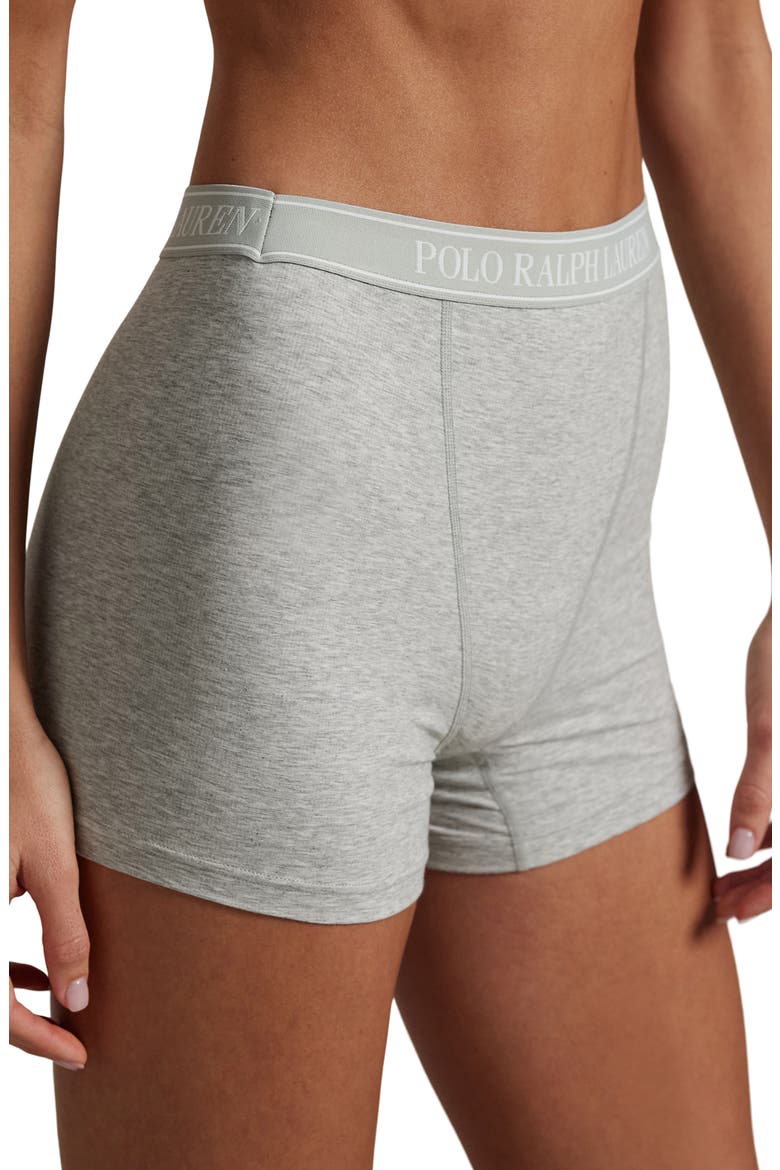 Logo Band Knit Boxers, Alternate, color, HEATHER GREY