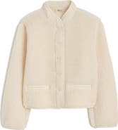 Madewell Après Fleece Mandarin Collar Jacket