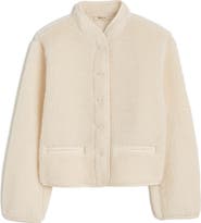 Madewell Après Fleece Mandarin Collar Jacket