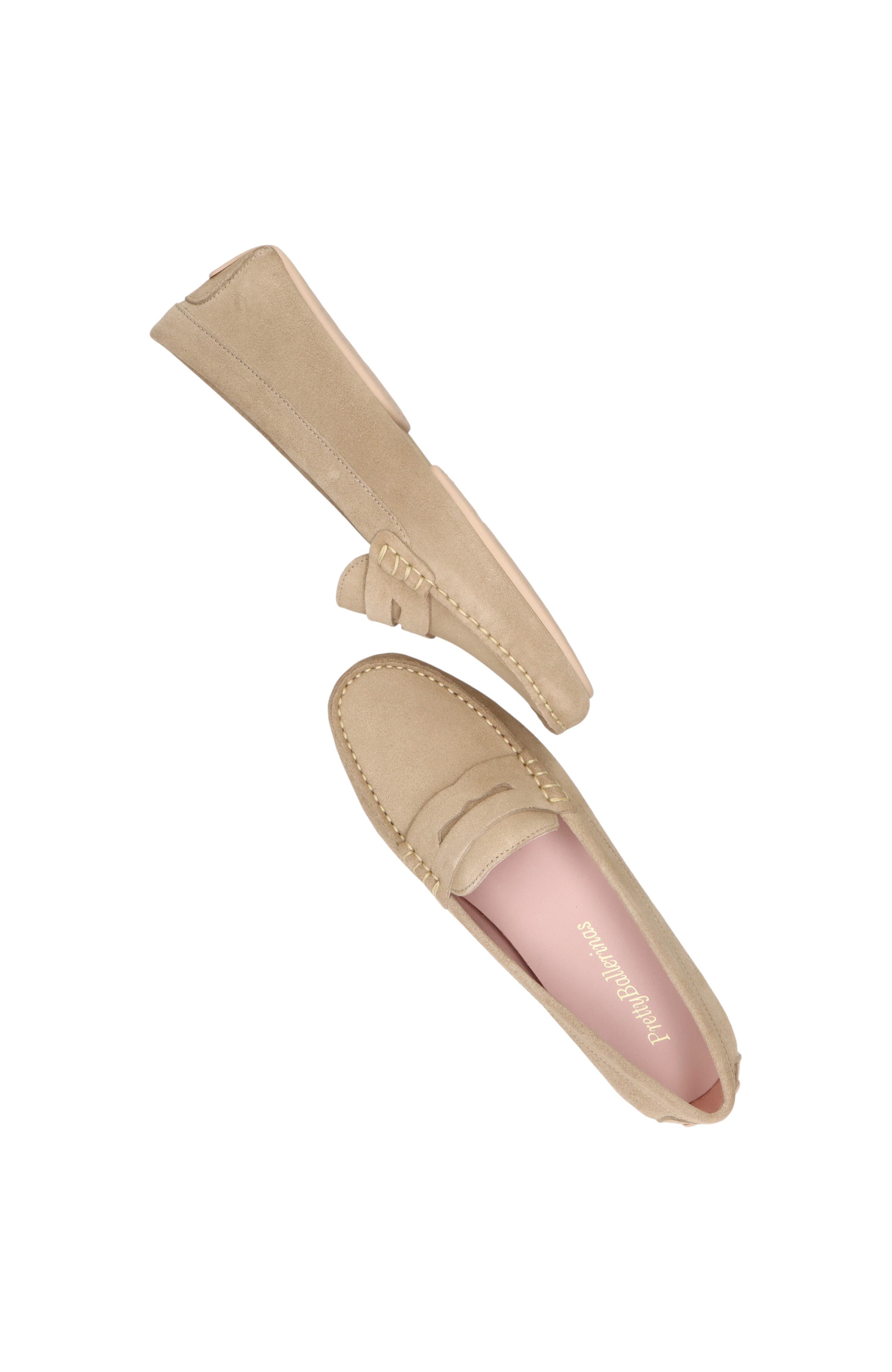 Pretty Ballerinas Driving Moccasin, Alternate, color, Beige