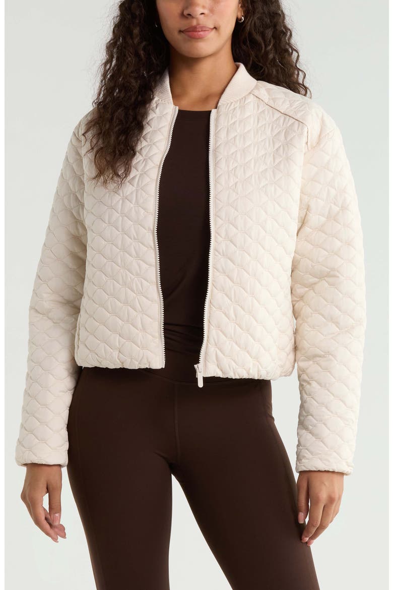 Ember Quilted Jacket, Main, color, IVORY BIRCH
