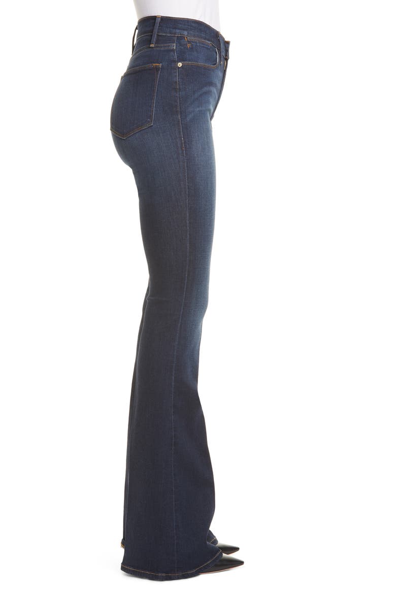 Le High Waist Flare Jeans, Alternate, color, WYTHE