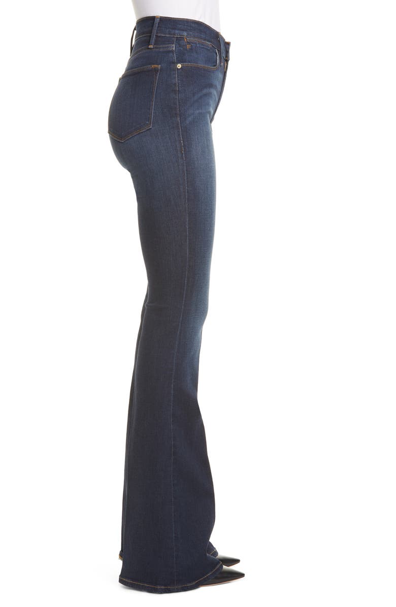 FRAME Le High Waist Flare Jeans, Alternate, color,