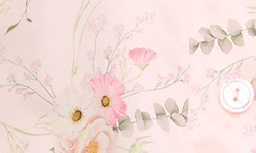 FLORA NIKROOZ FLORA NIKROOZ SELENA FLORAL SATIN SHORT PAJAMAS