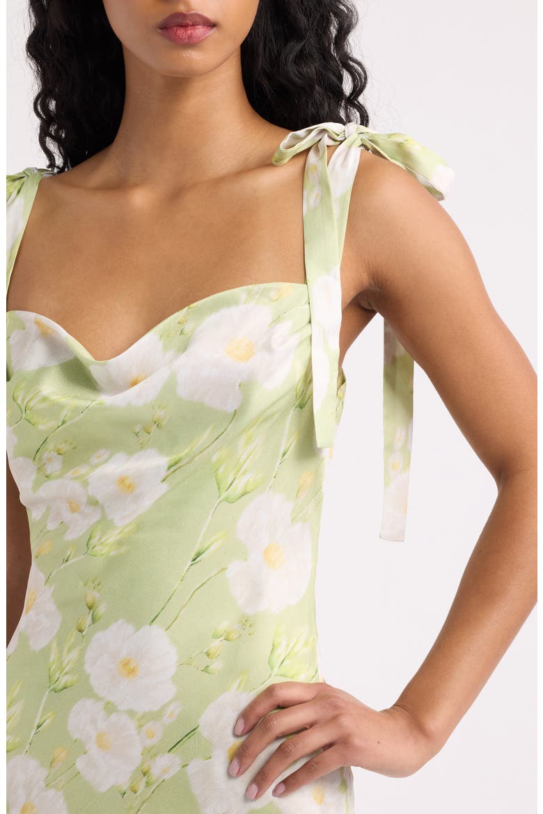 Sabine Sleeveless Midi Sundress, Alternate, color, LIGHT GREEN FLORAL