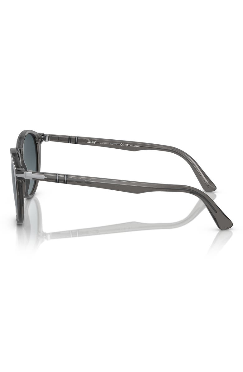 Persol 52mm Gradient Polarized Phantos Sunglasses, Alternate, color, Transparent Grey