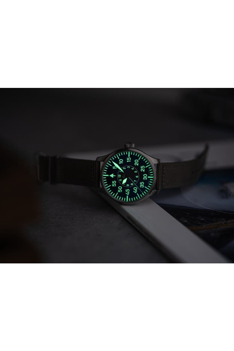 Aachen - 42mm, Blue Dial, Nylon Strap Blue Dial, Alternate, color, Blue Dial