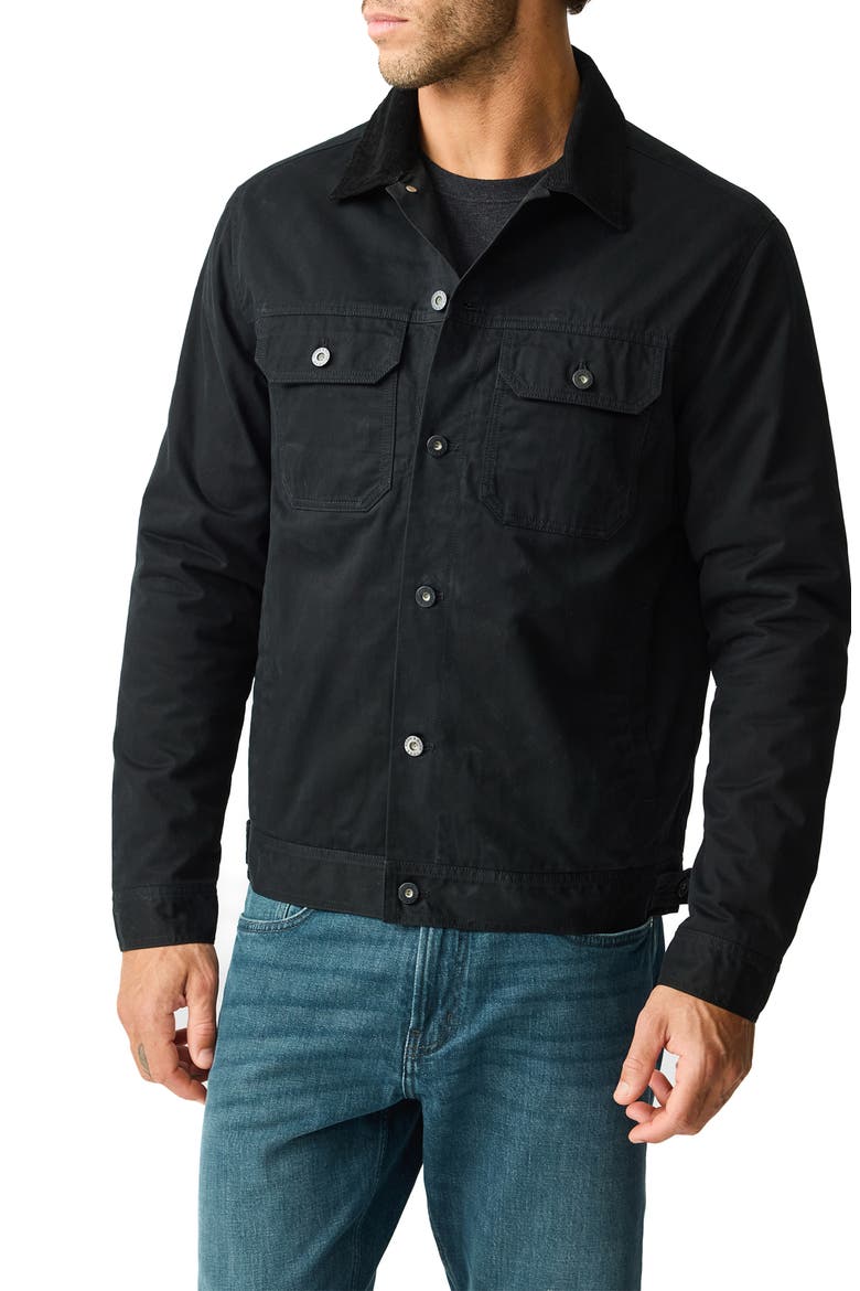 Dashwood Trucker Jacket, Main, color, ONYX