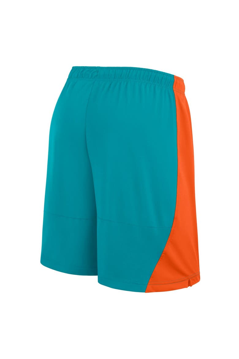 Men's Fanatics Aqua Miami Dolphins No Defense Shorts, Alternate, color, Aqua