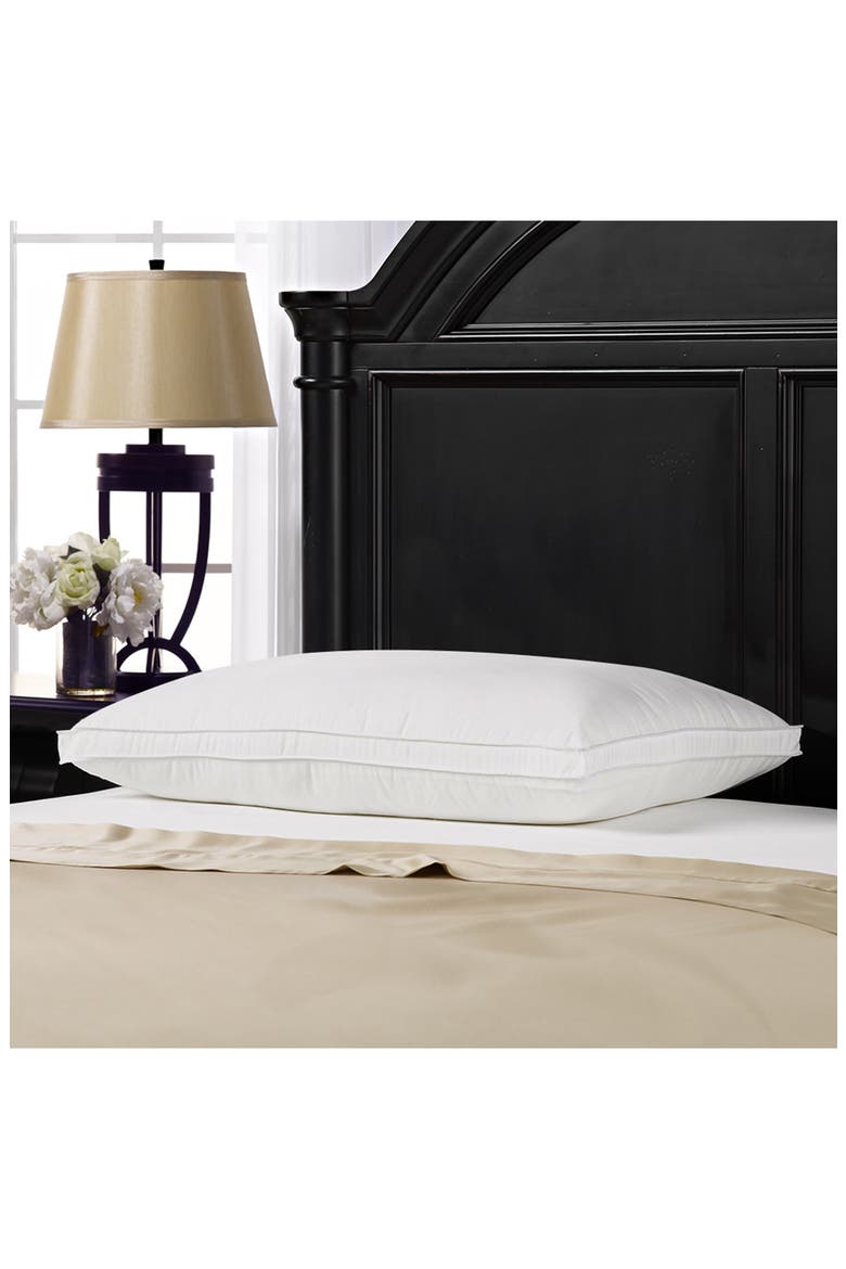 Overstuffed Luxury Plush Med/Firm Gel Filled Side/Back Sleeper Pillow, Alternate, color, WHITE