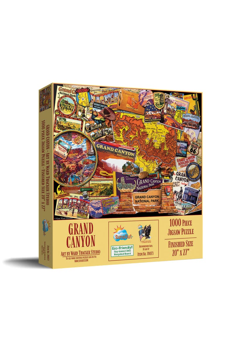Grand Canyon 1000 piece Jigsaw Puzzle for Adults, Main, color, Multicolor