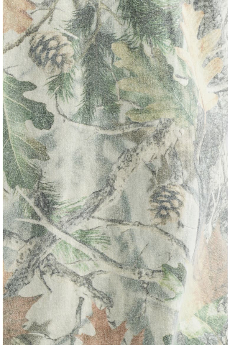 Get Up Leaf Print Cotton T-Shirt, Alternate, color, LEAF CAMO