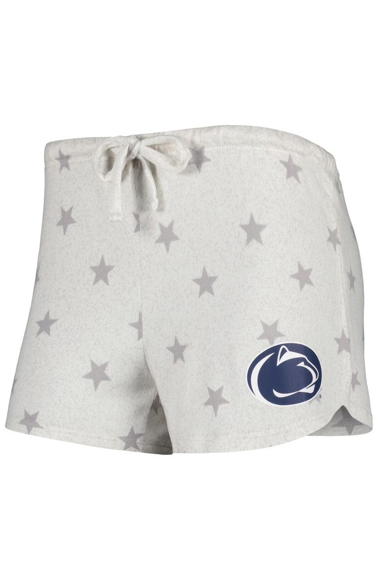 CONCEPTS SPORT Women's Concepts Sport Cream Penn State Nittany Lions Agenda Stars Tank Top and Shorts Sleep Set, Alternate, color, 