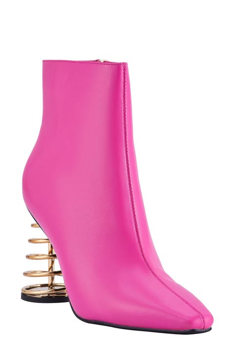 Slinky Coiled Heel Boot (Women)