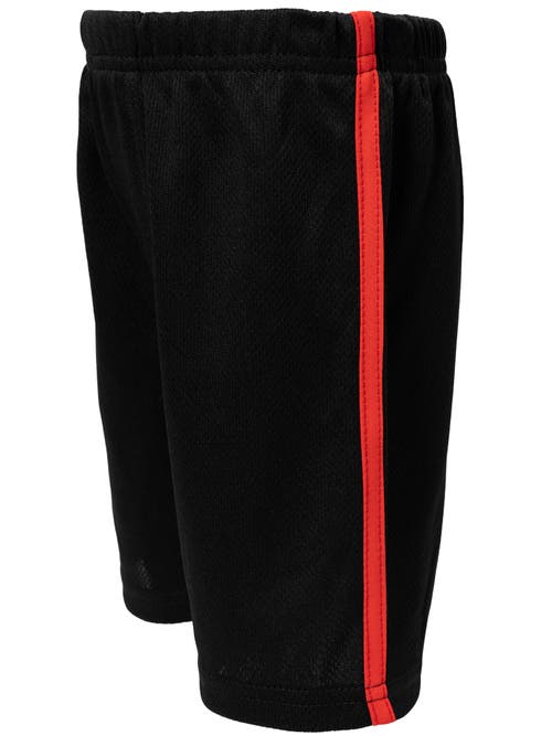 Marvel T-shirt & Mesh Shorts Set In Black