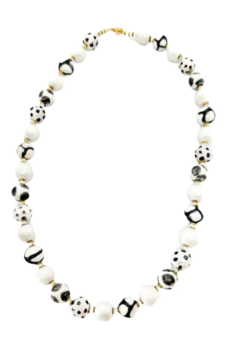 Kazuri Twilight Collection - Sefone Necklace - 30", Alternate, color, Multi