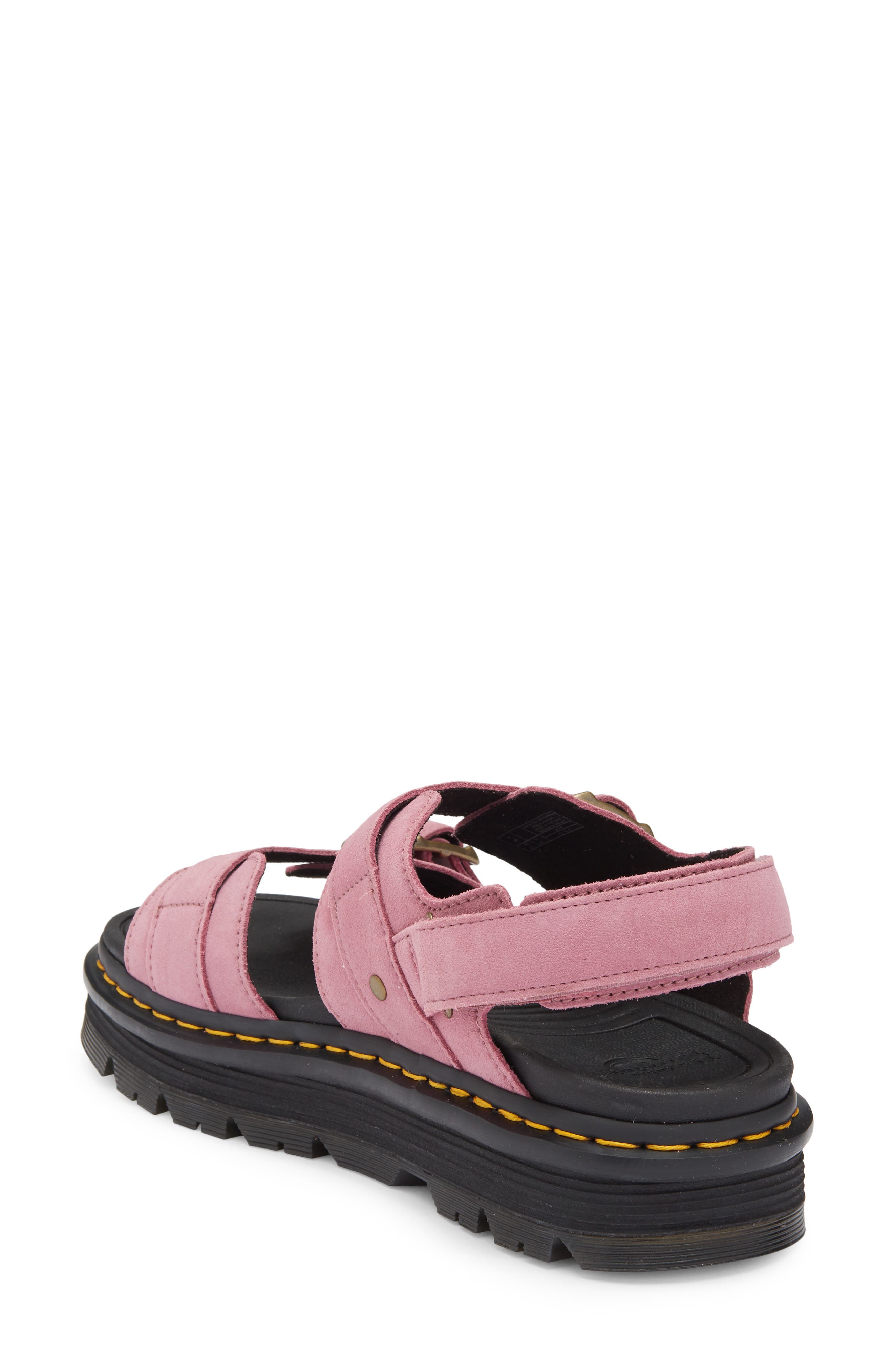 Zebzag Sandal, Alternate, color, DUSTY ROSE