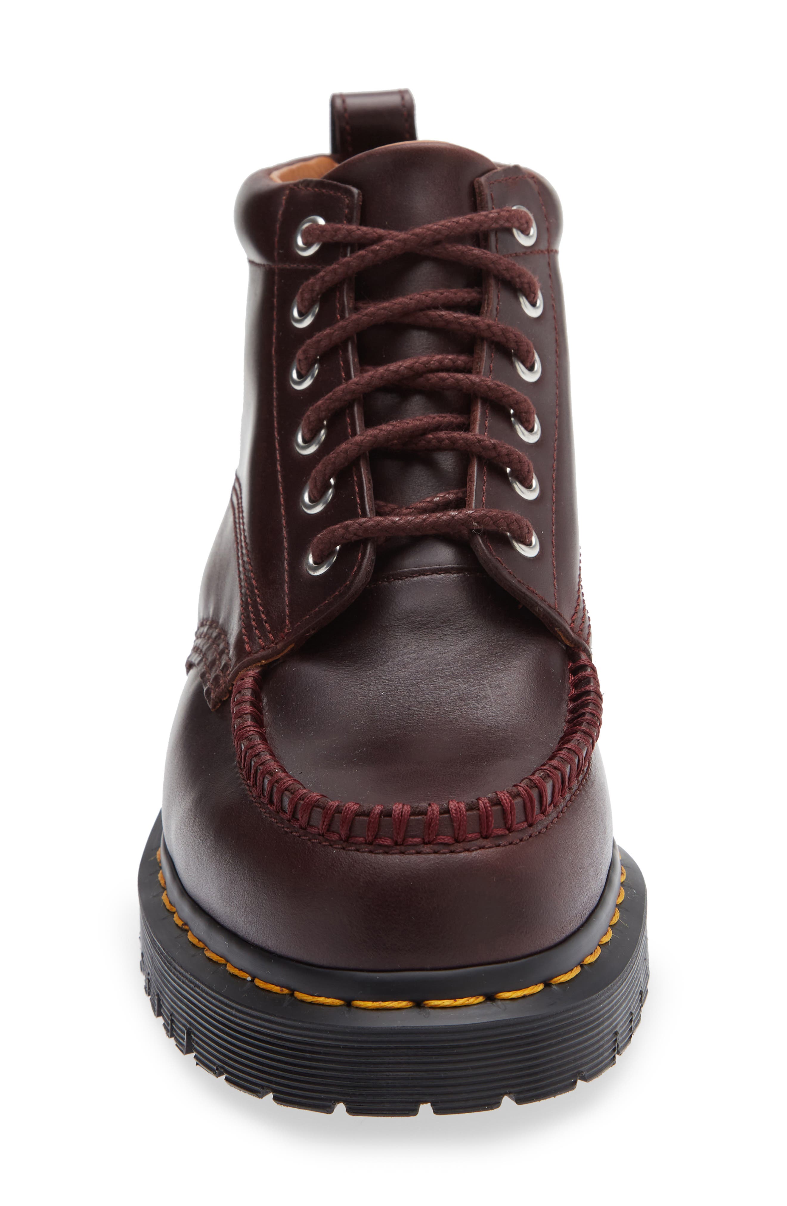Moc Toe Leather Boot, Alternate, color, BUTTERSCOTCH DARK BROWN