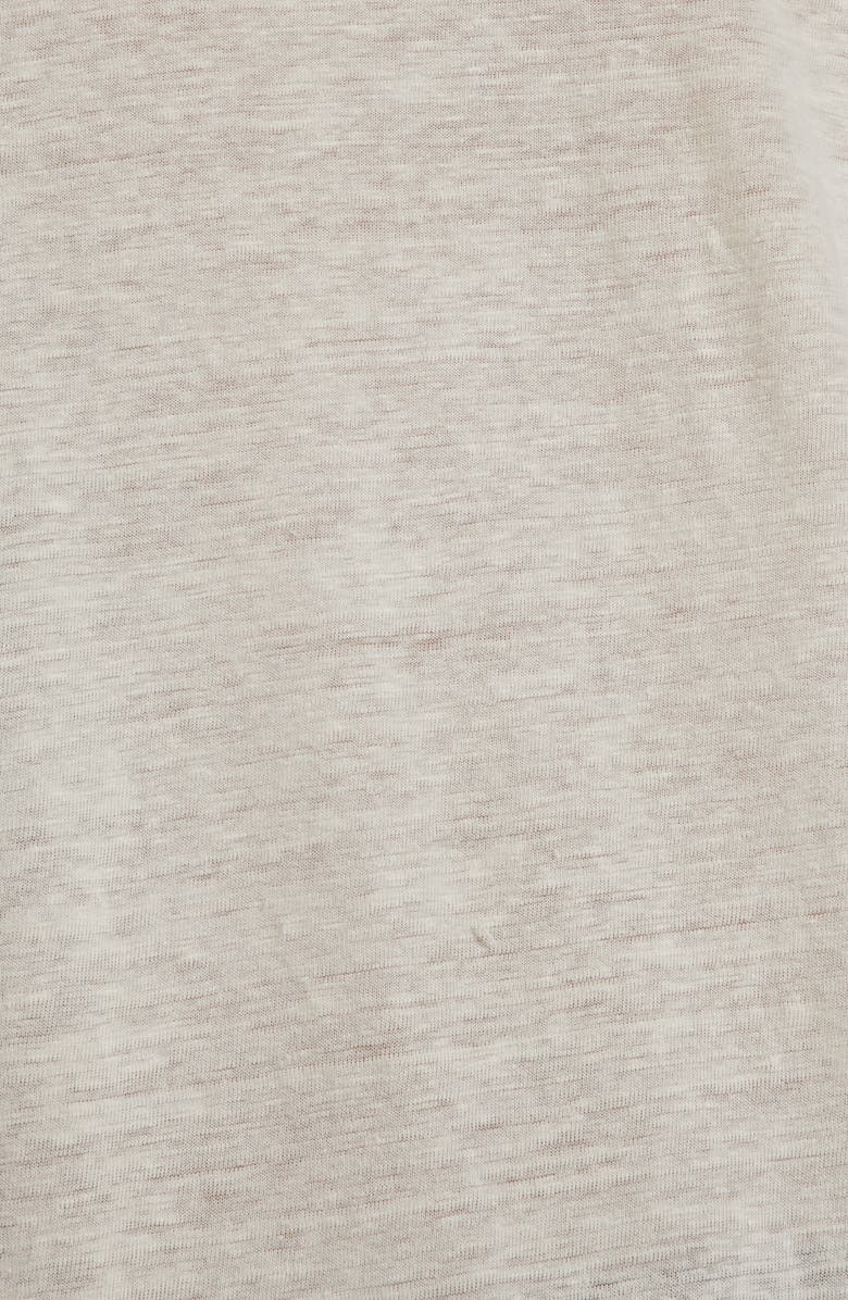 Golden Goose Journey Long Sleeve Linen Knit Henley, Alternate, color, Heritage White