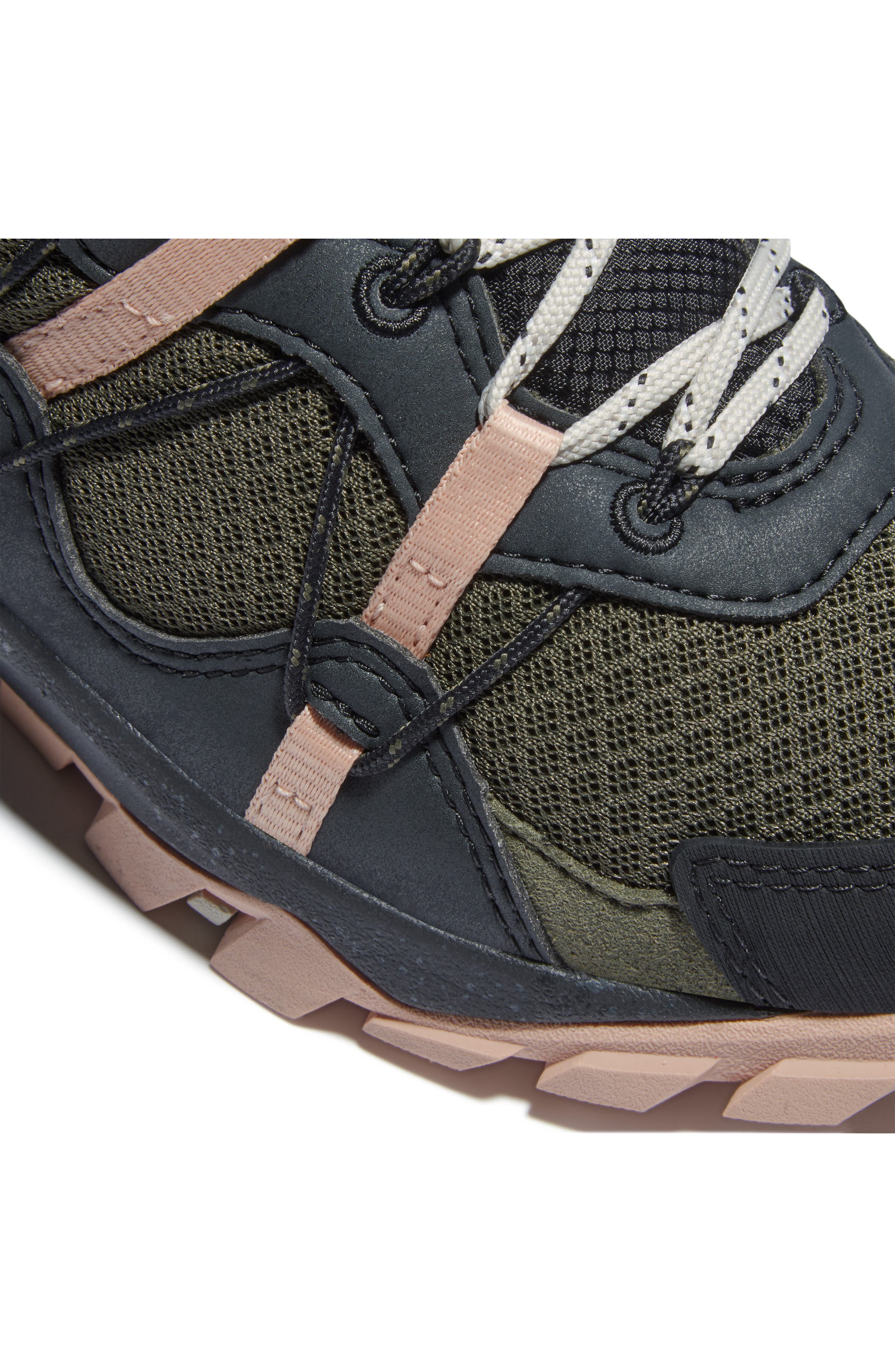 Garrison Waterproof Hiking Boot, Alternate, color, DARK GREEN MESH