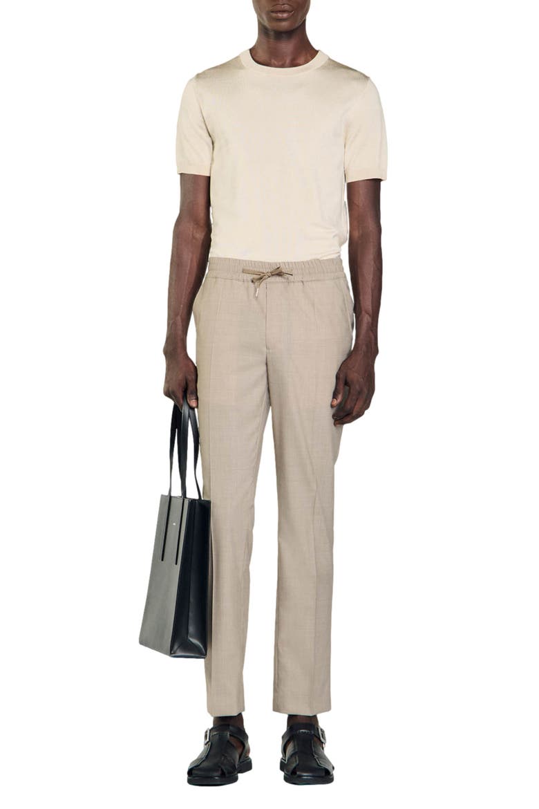 New Alpha Virgin Wool Pants, Alternate, color, TAUPE