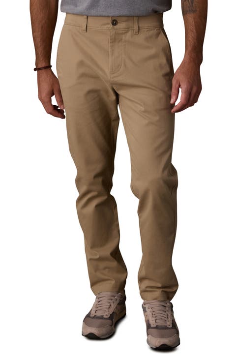 Stretch Straight Leg Chino Pants