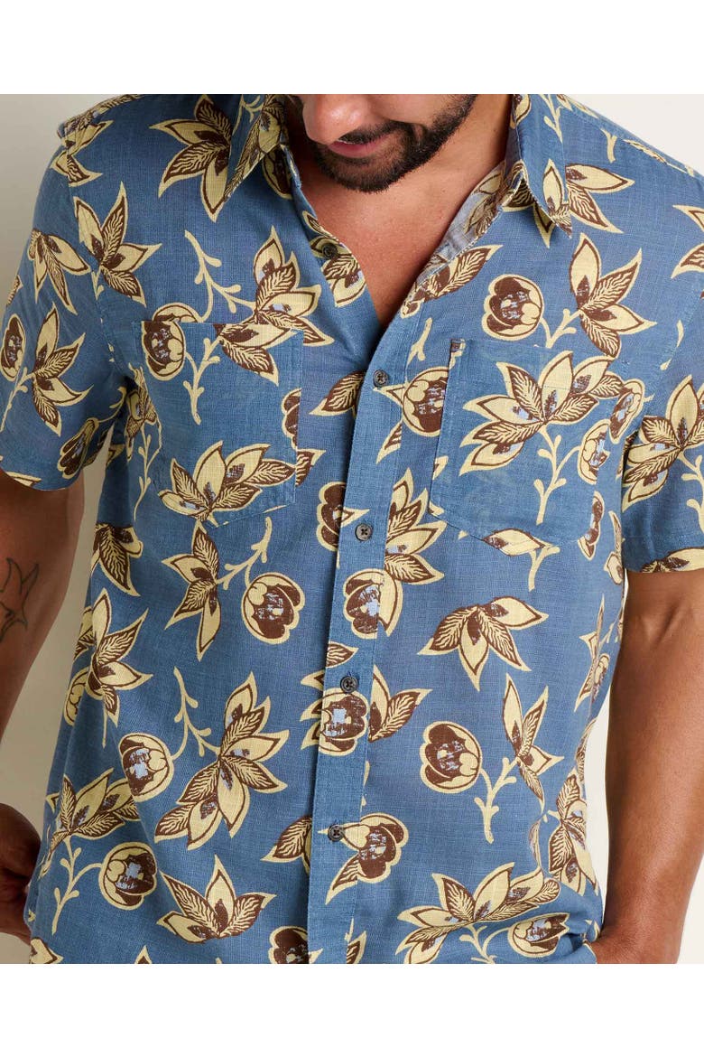 Salton Shirt, Alternate, color, Pacific Blue Print