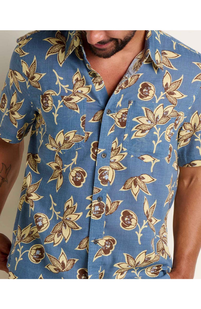 Toad & Co Salton Shirt, Alternate, color, Pacific Blue Print