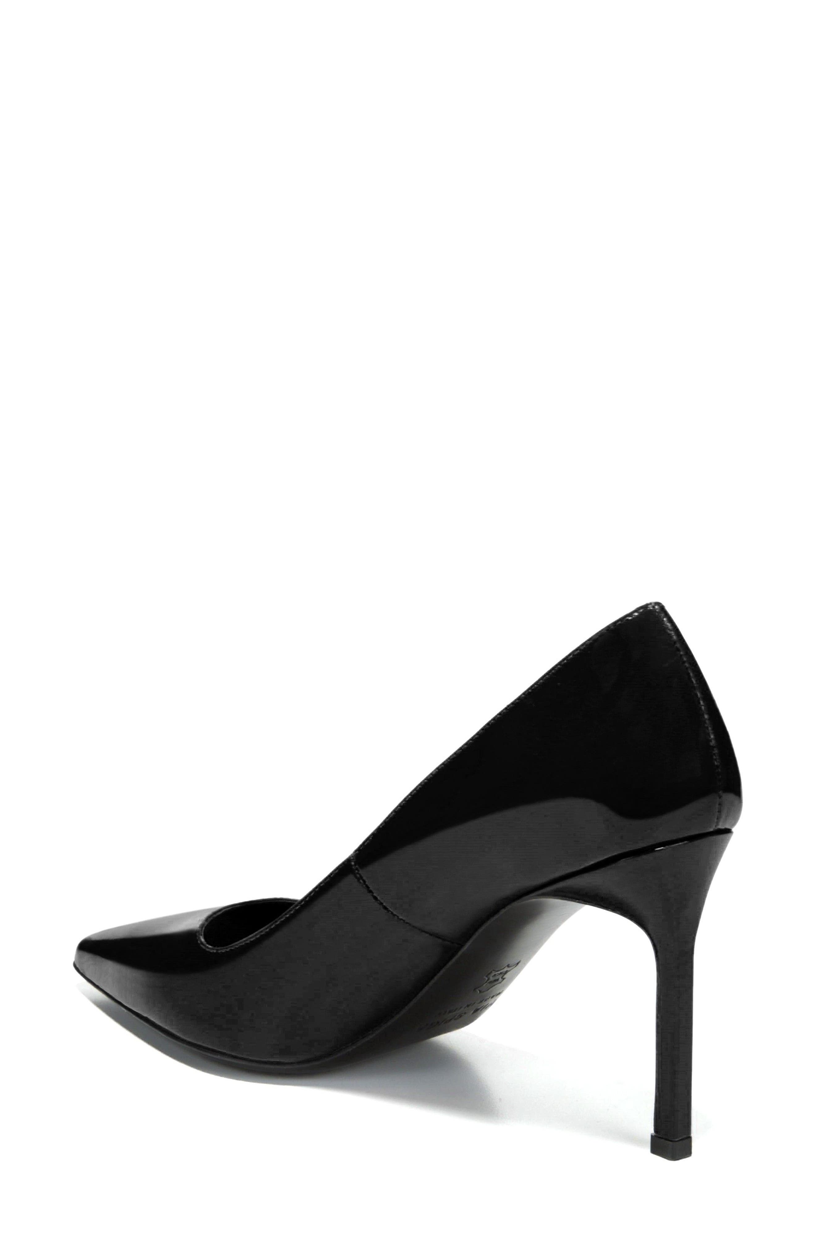 Nikole Pointy Toe Pump, Alternate, color, BLACK PATENT LEATHER