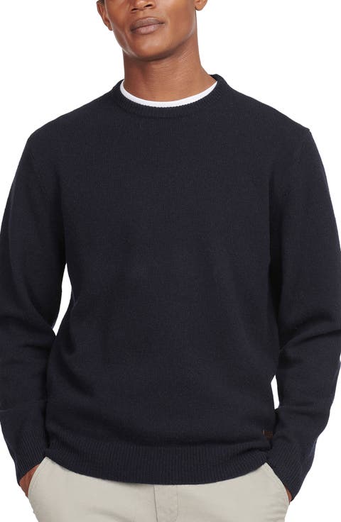 Essential Patch Wool Crewneck Sweater