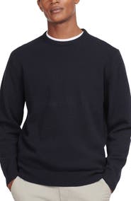Barbour Essential Patch Wool Crewneck Sweater