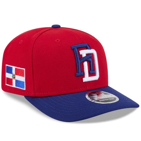Men's New Era  Red/Blue Dominican Republic Baseball 2026 World Baseball Classic 9SEVENTY Adjustable Hat