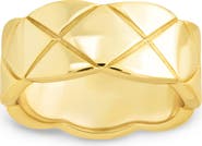 Sterling Forever Audrey Quilted Ring