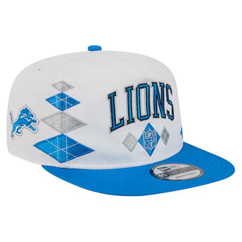 Men's New Era  White Detroit Lions Argyle 19TWENTY Adjustable Hat